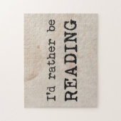 Ich würde lieber lesen puzzle (Vertikal)