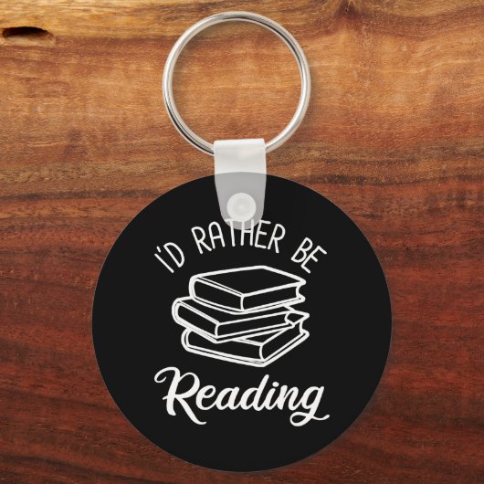 Ich würde lieber lesen schlüsselanhänger (Vorderseite)