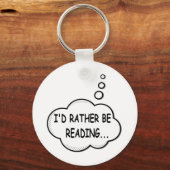 Ich würde lieber lesen schlüsselanhänger (Vorderseite)