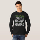 Ich würde lieber mähen T-Shirt (Vorne ganz)