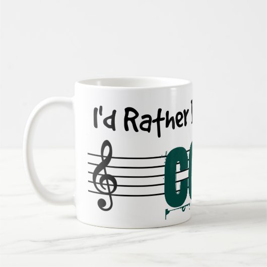 Ich würde lieber mein Cello spielen Kaffeetasse (Links)