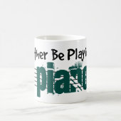 Ich würde lieber mein Klavier spielen Kaffeetasse (Mittel)