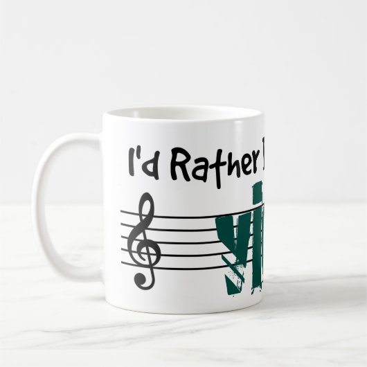 Ich würde lieber meine Geige spielen Kaffeetasse (Links)