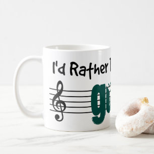 Ich würde lieber meine Gitarre spielen Kaffeetasse