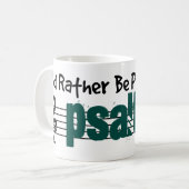 Ich würde lieber meine Psalterie spielen Kaffeetasse (Vorderseite Links)