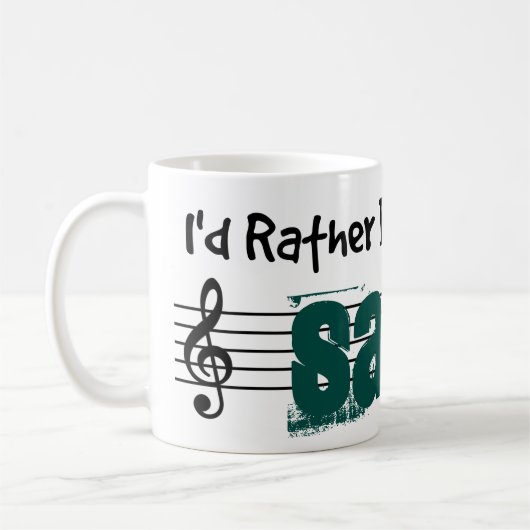 Ich würde lieber meine Sarod spielen Kaffeetasse (Links)