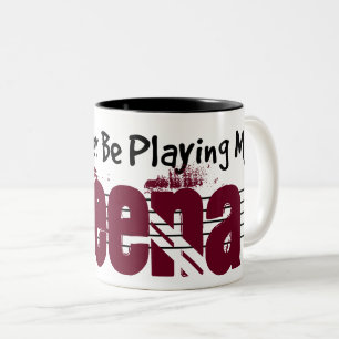 Ich würde lieber meine Veena spielen Zweifarbige Tasse