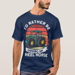 Ich würde lieber meinen Bauer mit dem Rad fahren T-Shirt