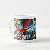 Ich würde lieber meinen Drachen reiten Kaffeetasse (Vorderseite Links)
