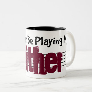 Ich würde lieber meinen Zither spielen Zweifarbige Tasse