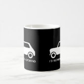 Ich würde lieber Mini-Auto Persaonlize Motorrad fa Kaffeetasse (Mittel)