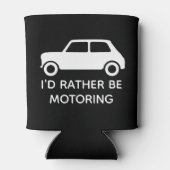 Ich würde lieber Mini-Auto schwarz fahren Dosenkühler (Rückseite)