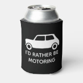 Ich würde lieber Mini-Auto schwarz fahren Dosenkühler (Kanne Rückseite)