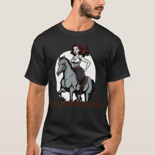 Ich würde lieber mit einem Mädchen aus den 50er Ja T-Shirt