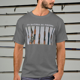 Ich würde lieber mit Fotos Angelroten und Rollen f T-Shirt