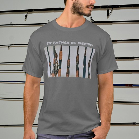 Ich würde lieber mit Fotos Angelroten und Rollen f T-Shirt