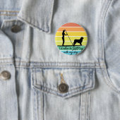 Ich würde lieber mit meinem Hund-SUP-Mädchen übert Button (Beispiel)
