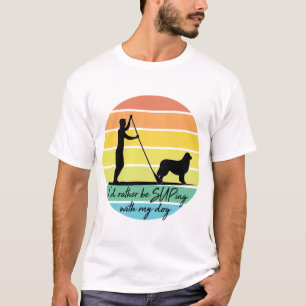 Ich würde lieber mit meinem Hundeschlitten zupfen T-Shirt