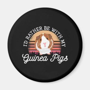 Ich würde lieber mit meiner Guinea Pig Cavy Rodden Magnet