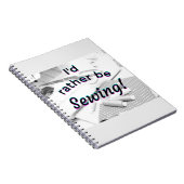 Ich würde lieber nähen notizblock (Rechte Seite)