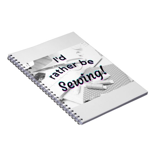 Ich würde lieber nähen notizblock (Rechte Seite)