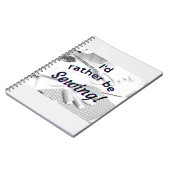 Ich würde lieber nähen notizblock (Linke Seite)