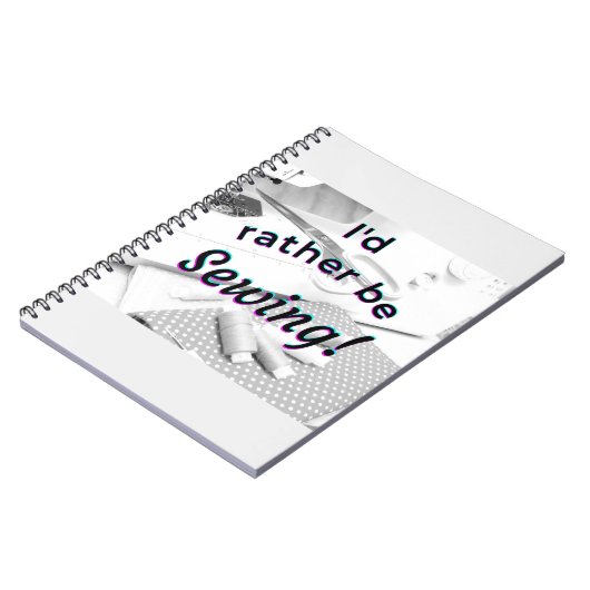 Ich würde lieber nähen notizblock (Linke Seite)