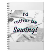 Ich würde lieber nähen notizblock (Vorderseite)
