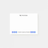 Ich würde lieber Pickleball 4x3 spielen, um das zu Post-it Klebezettel (Vorderseite)