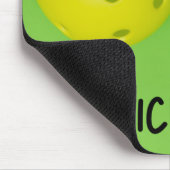 Ich würde lieber pickleball spielen, grün mousepad (Ecke)