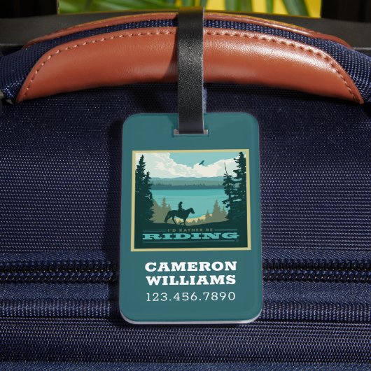 Ich würde lieber reiten gepäckanhänger (Rückseite Insitu 4)