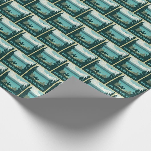 Ich würde lieber reiten geschenkpapier (Ecke)