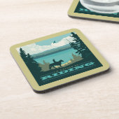 Ich würde lieber reiten getränkeuntersetzer (Linke Seite)