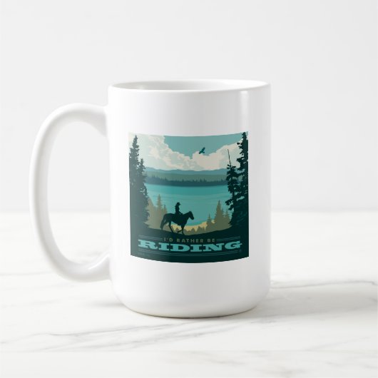 Ich würde lieber reiten kaffeetasse (Links)