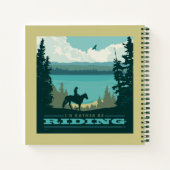 Ich würde lieber reiten notizblock (Rückseite)