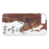 Ich würde lieber reiten!Pferd Case-Mate iPhone Hülle (Rückseite (Horizontal))