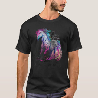 Ich würde lieber reiten, Pferd Reiter Reiten T-Shirt