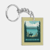 Ich würde lieber reiten schlüsselanhänger (Vorderseite links)