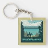 Ich würde lieber reiten schlüsselanhänger (Vorderseite)