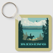 Ich würde lieber reiten schlüsselanhänger (Vorderseite)
