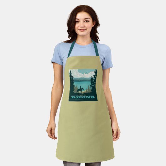 Ich würde lieber reiten schürze (Getragen)