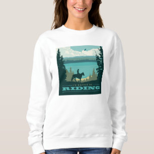 Ich würde lieber reiten sweatshirt