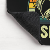 Ich würde lieber Retro-Vintage-Außenangler fischen Mousepad (Ecke)