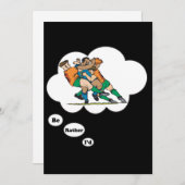 Ich würde lieber Rugby 2 spielen Einladung (Vorne/Hinten)