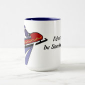 Ich würde lieber Schneemobil fahren Tasse (Zentrum)