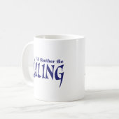Ich würde lieber segeln kaffeetasse (Vorderseite Links)