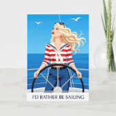 Ich würde lieber segeln karte (Vorderseite)