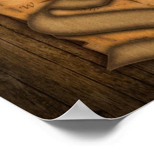 Ich würde lieber segeln poster (Ecke)