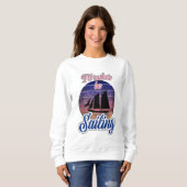 Ich würde lieber segeln sweatshirt (Vorne ganz)