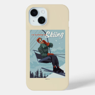 Ich würde lieber Ski fahren Druck Case-Mate iPhone Hülle